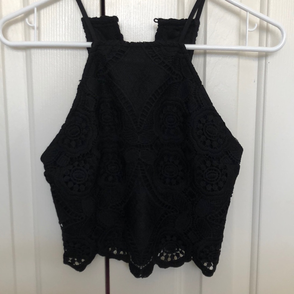 Brand New Abercrombie Slim Lace Crop Top - Picture 3 of 7